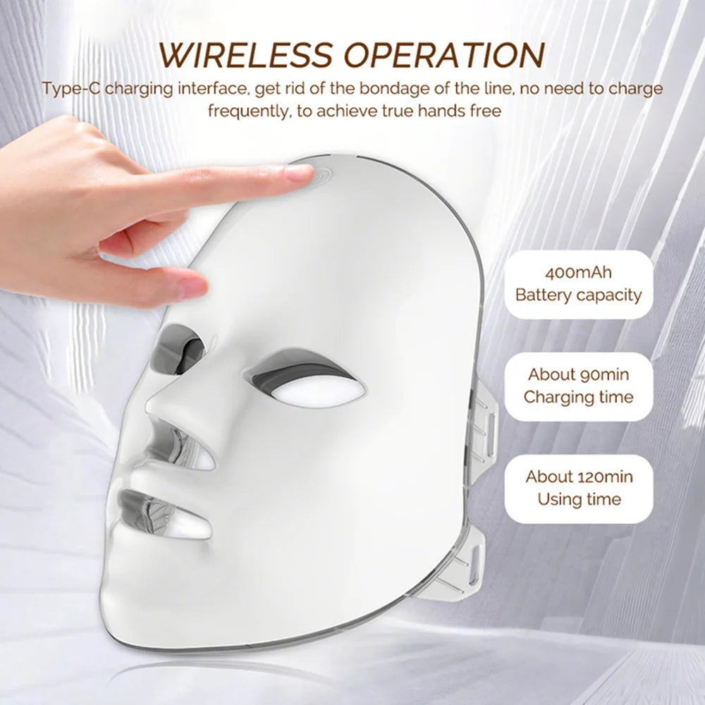 RadiantGlow LED Facial Mask™