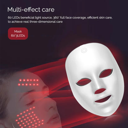 RadiantGlow LED Facial Mask™